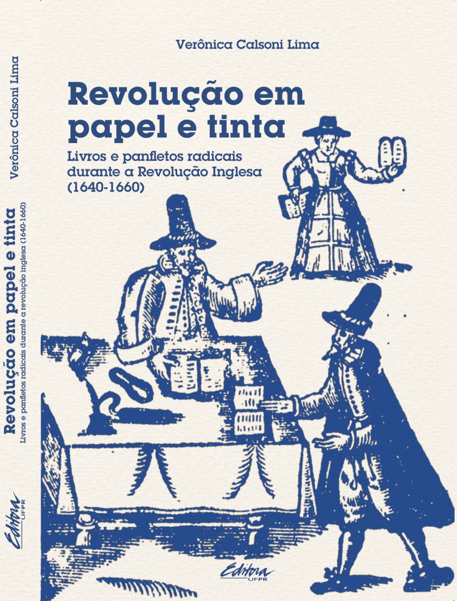 VCalsoni's tweet photo. Gente, dá licença que meu livro acaba de ser publicado e ele tá lindo ❤️
“Revolução em papel e tinta” é fruto do meu mestrado, realizado sob orientação do @lf_slima no @ppgh_unifesp. E agora aparece publicado pela @EditoraUFPR, que teve um cuidado enorme com a revisão e a edição https://t.co/8hZEmu69yv