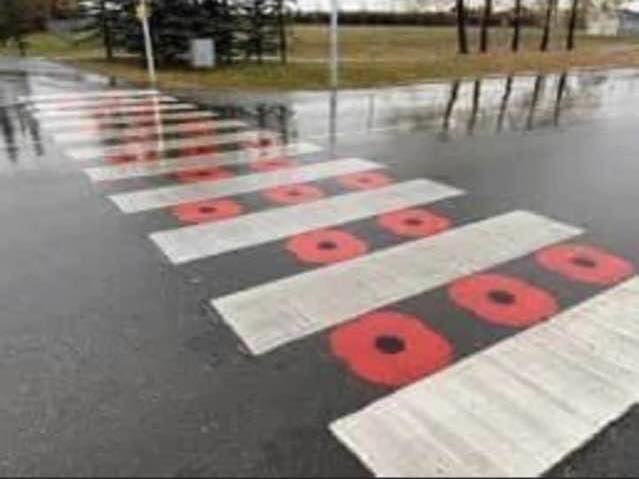 Here's a notion, let's see municipalities paint the crosswalks to honour those who've made the ultimate sacrifice rather than special interest groups.