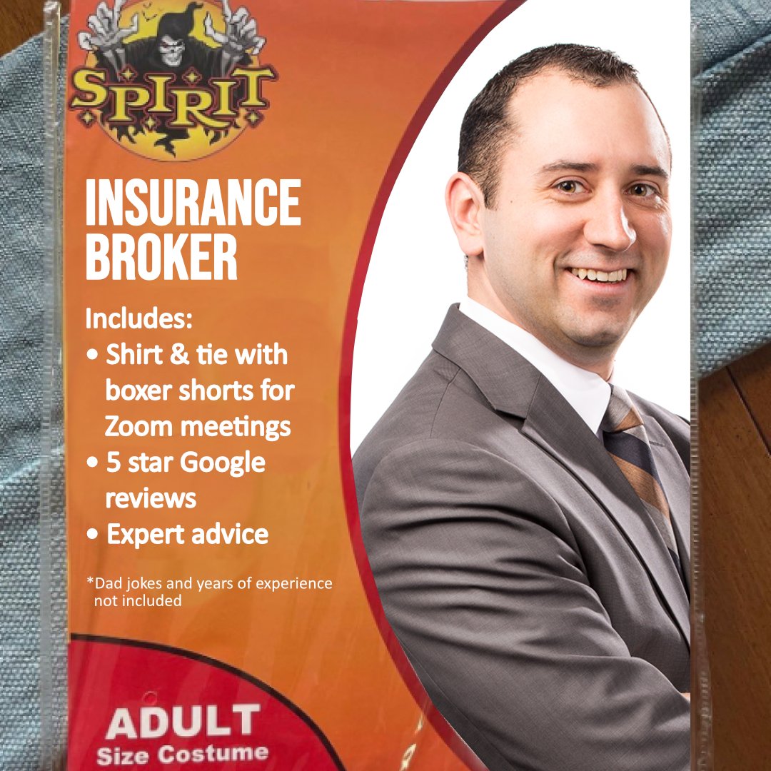 If anyone needs an idea for the coolest costume on the block... 

Happy Halloween everyone! 🎃🧡

#happyhalloween #halloween #insurancebroker #insurance #grimsby #niagara  #costume #costumeideas