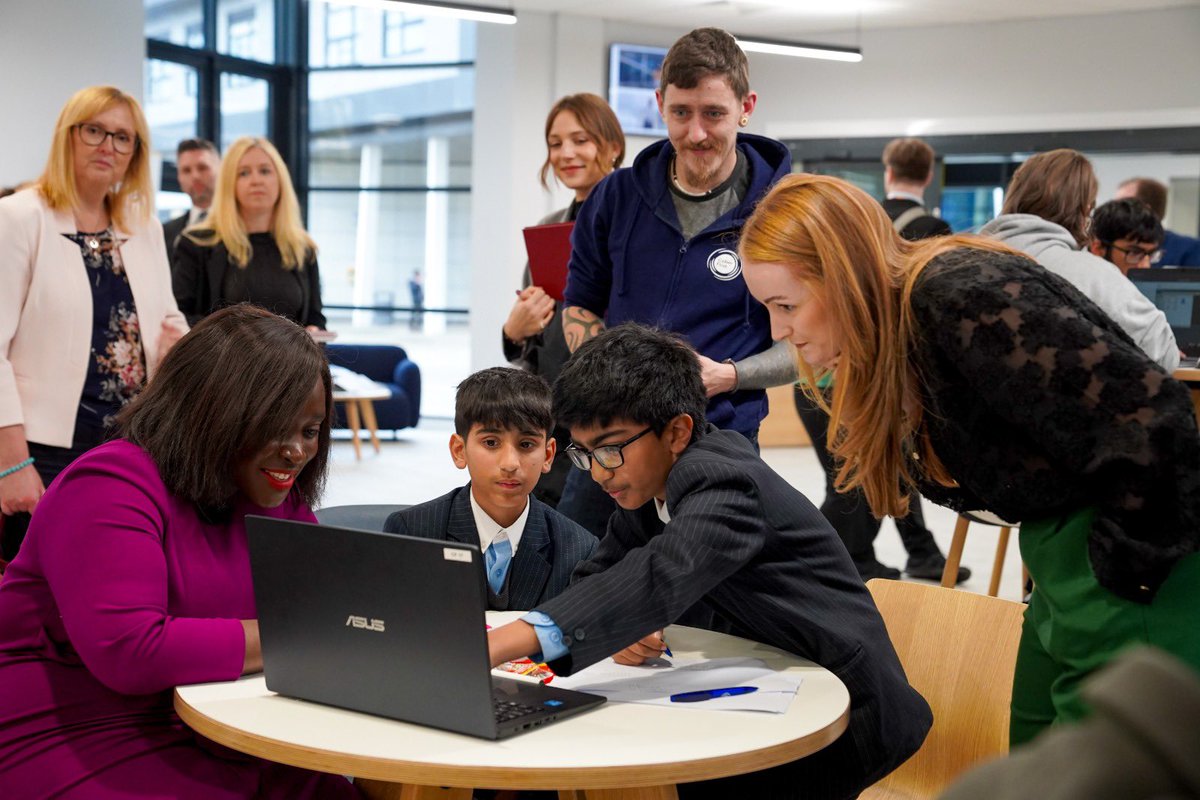 Thank you to the staff and students <a href="/BurnleyCollege/">Burnley College</a> who showed me around today. 

It was a real honour to open their brand new Security Operations Centre that will help to train the next generation of cyber experts.