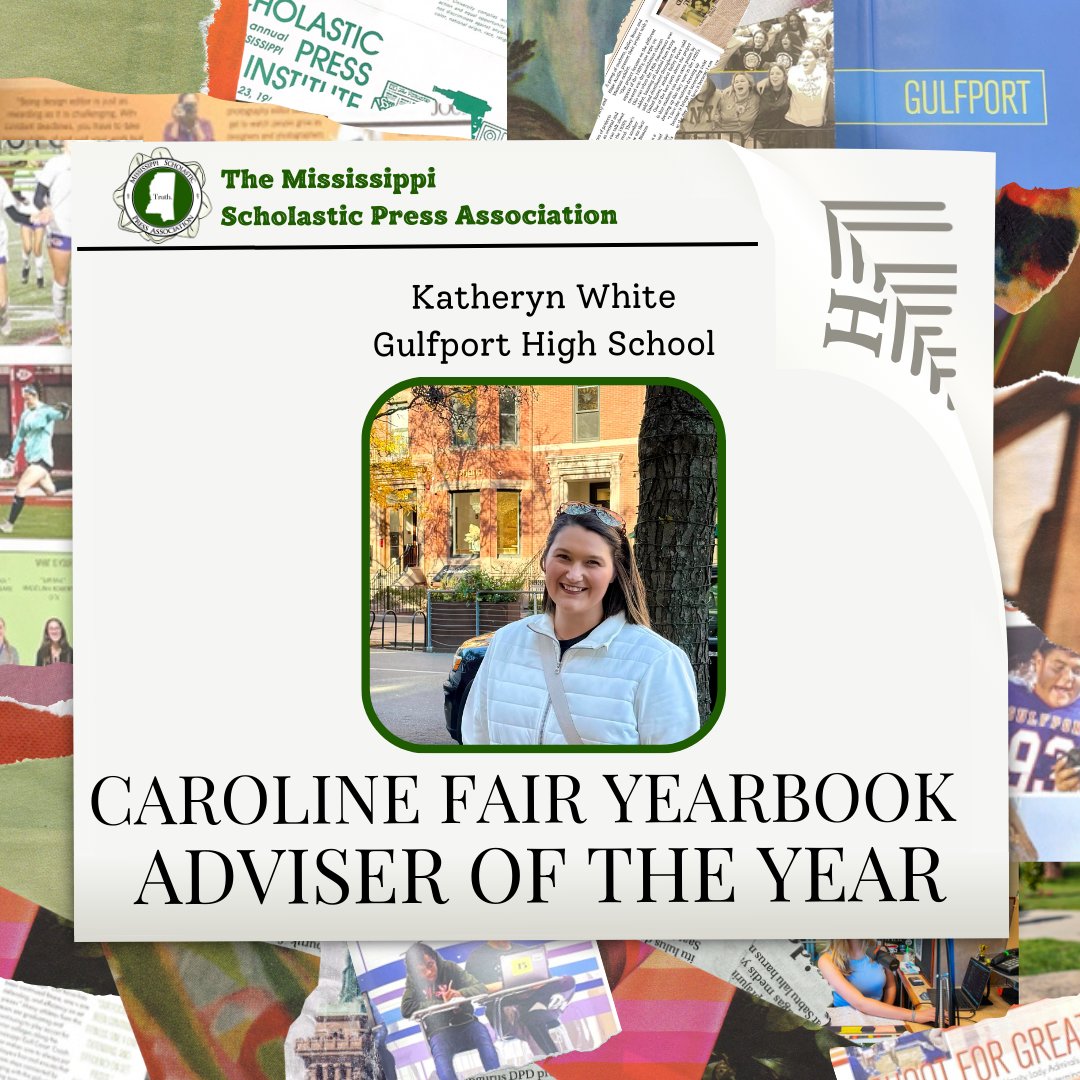 KATHERYN WHITE IS YOUR YEARBOOK ADVISER OF THE YEAR