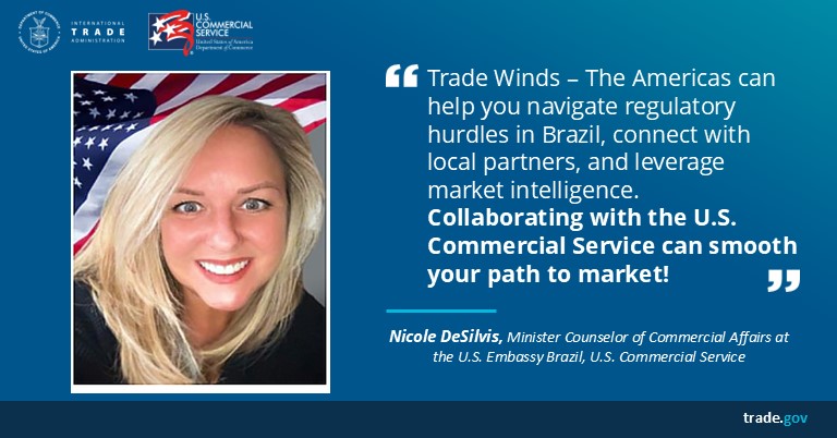 ExportGov's tweet image. What does one of our #ExportExperts say about #TradeWinds2025 and #exporting to Brazil? Read "The Road to Trade Winds – The Americas: Brazil Blog": trade.gov/feature-articl…  @tradegov