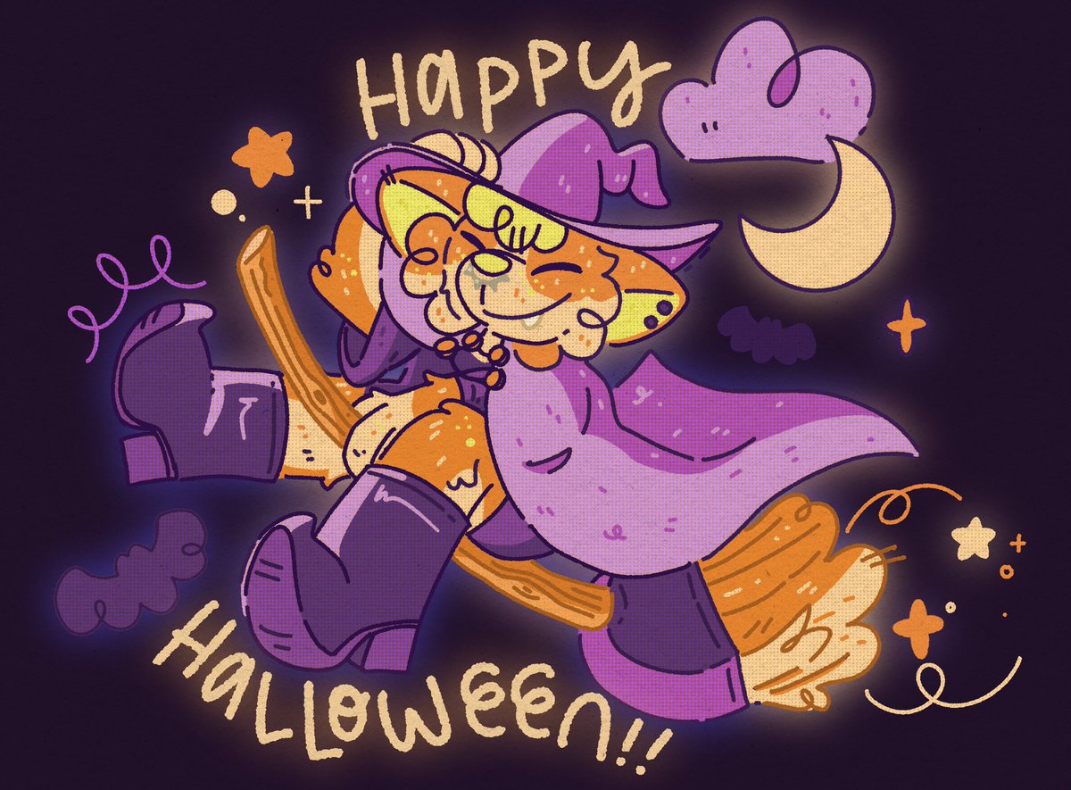 littlemossleaf's tweet photo. The spookiest day of the year is upon us!!! 🧡💜🧡💜 Happy Halloween! https://t.co/k2uyBCuyF6