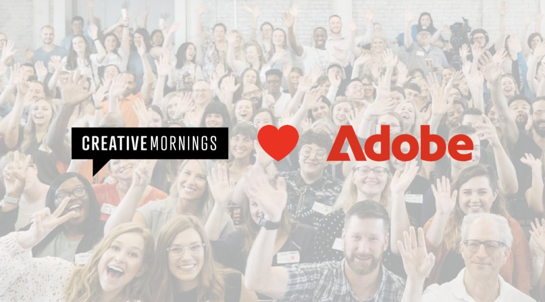 🥁 <a href="/Adobe/">Adobe</a> is CreativeMornings’ new Global Partner! Adobe recognizes the impact CreativeMornings is having on the global ecosystem of creativity and they’re committed to supporting creatives all around the world. 
Read the announcement creativemornings.com/blog/welcome-g… #CMglobalpartners