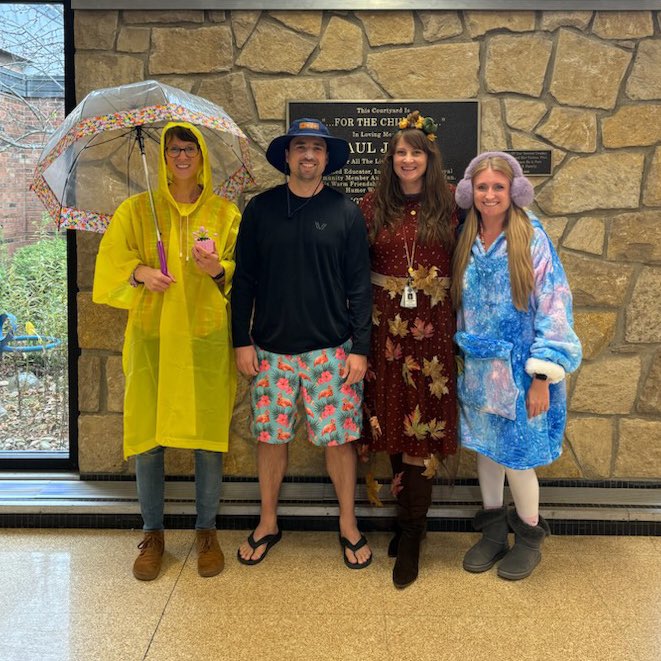 Grade 5 is ready for any weather. <a href="/WESOwls/">WES Owls</a>