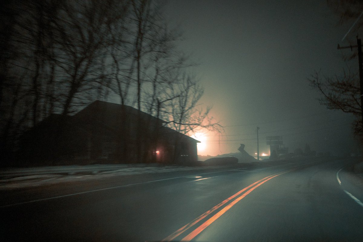 Photos from a foggy night