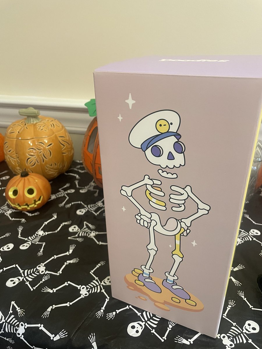 Spooky delivery arrived today 💀<a href="/doodles/">doodles</a>