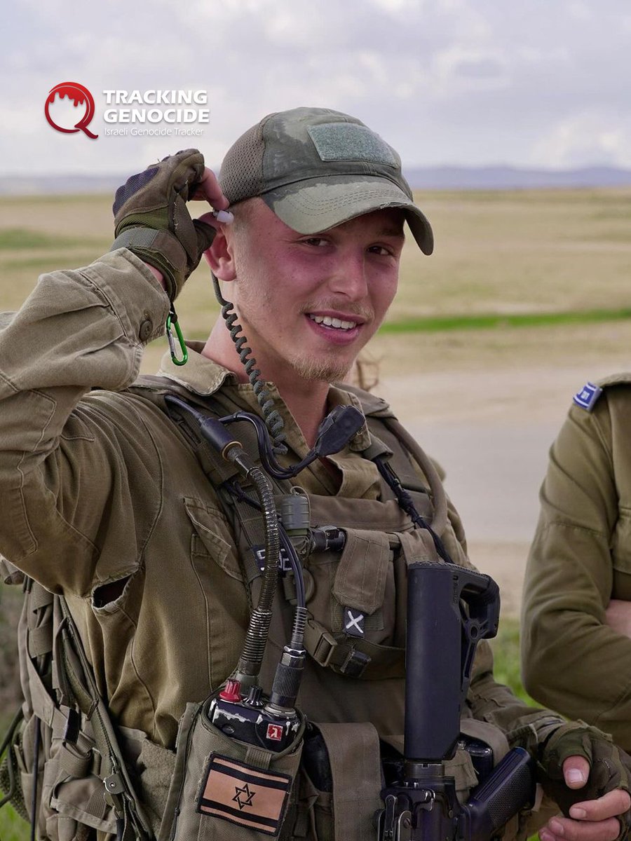 trackingisrael's tweet photo. American Israeli reservist Jonathan Etzioni served in the Nahal Brigade in the occupied West Bank during the genocide in Gaza. https://t.co/CD6Cc6zxCt