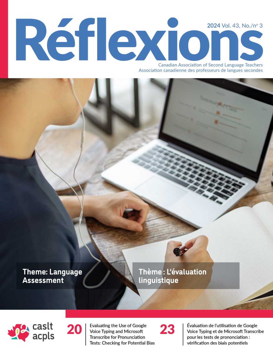 Just published: a new issue of Réflexions magazine for language educators! 📖

Read it here: caslt.org/en/media/refle… #languageteaching #langchat