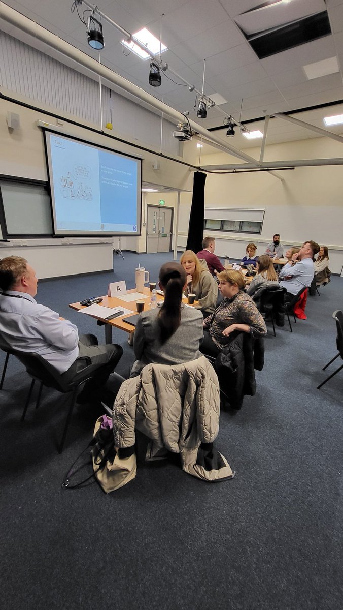 MissLBaird's tweet photo. Thanks to our To Lead or Not to Lead? participants for their contributions during today's session, where we took the opportunity to review our reflections against the @gtcs Standard for Middle Leadership&amp;explored how to create a rationale for change #StartWithTheWhy @MrPaterson1 https://t.co/CsjpgWsbfD