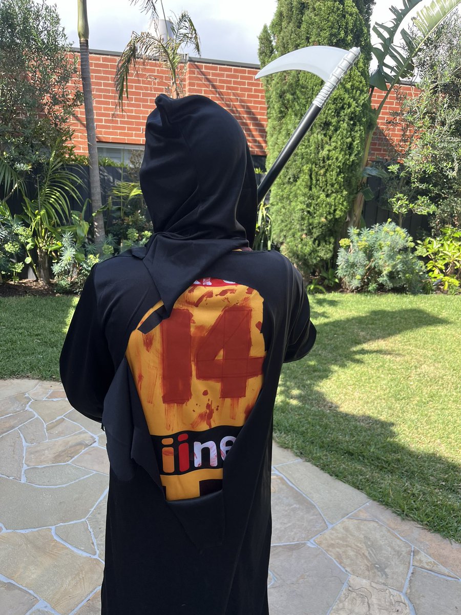 jdehunt's tweet photo. @HawthornFC @HawthornFC how’s this for a scrim reaper?! https://t.co/rHAZsnlg6t
