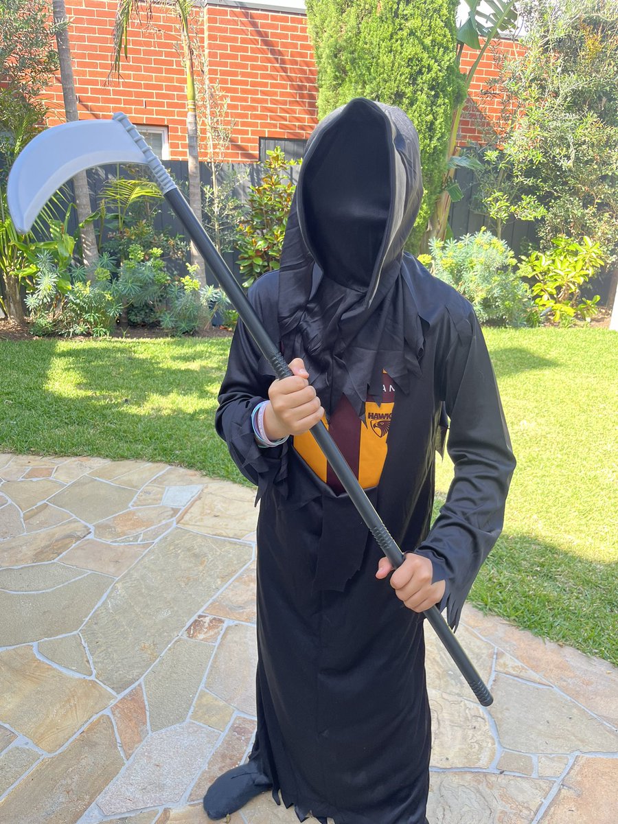 jdehunt's tweet photo. @HawthornFC @HawthornFC how’s this for a scrim reaper?! https://t.co/rHAZsnlg6t