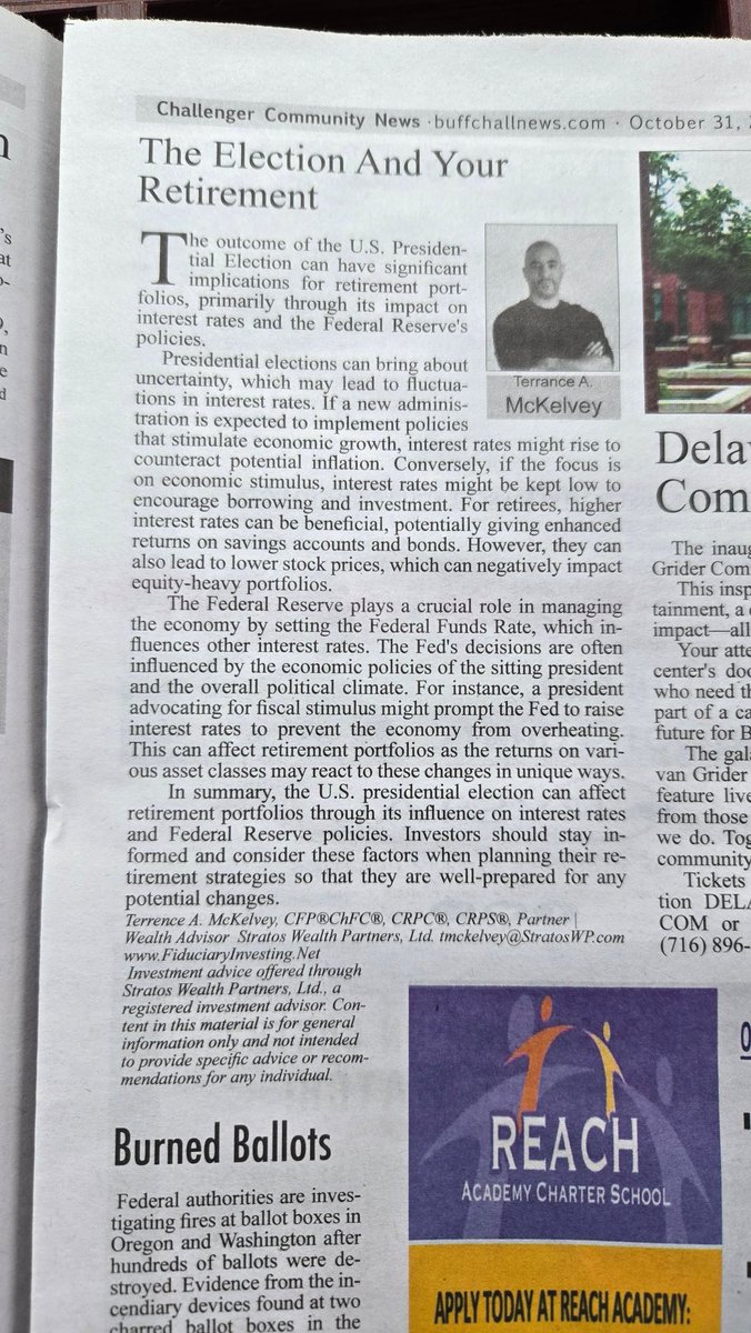 Terrence A. McKelvey, CFP®, ChFC® tweet media