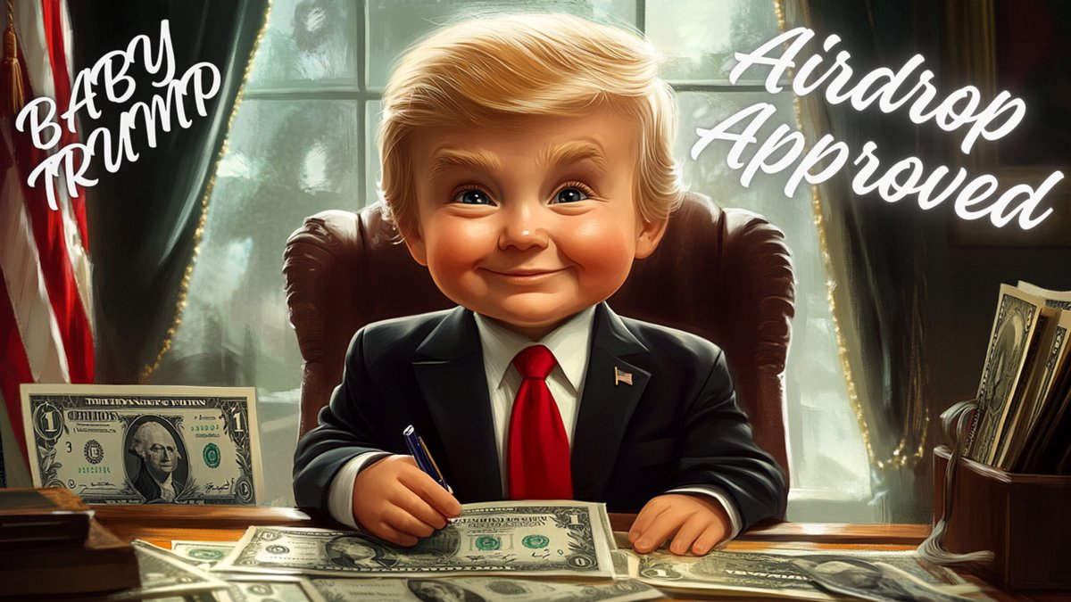 💧 Baby Trump Airdrop💧

🏆 Task:        ➕ 5 Million BABYTRUMP for 3000 random participants each.

👨‍👩‍👧 Referral: ➕ 15 Billion BABYTRUMP for top 300 refferrers.

🔛 Airdrop Link &amp; Information: t.me/AirdropStar/74…

#cryptocurrency #Airdrop #Bitcoin #BABYTRUMP #Airdropstario