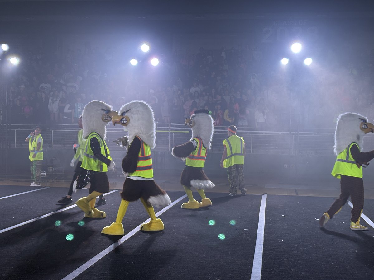 ProsperHS's tweet photo. 🌟⚡ Prosper showed up and glowed up at today’s neon pep rally! ⚡🌟
The energy was WOW, and Eagle Nation lit up #THEship like never before! 💚🦅 https://t.co/QpZPRDNxVV