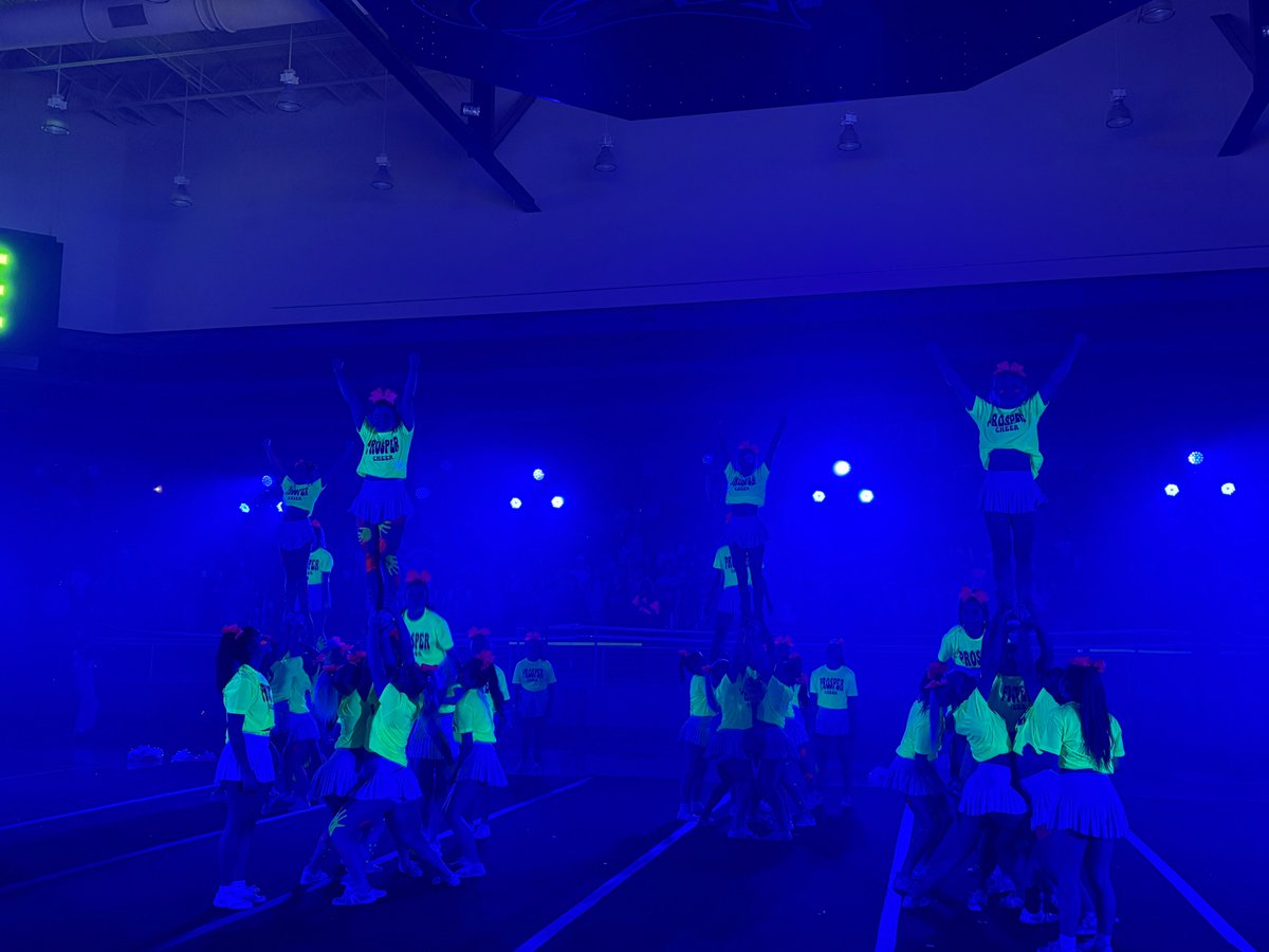 ProsperHS's tweet photo. 🌟⚡ Prosper showed up and glowed up at today’s neon pep rally! ⚡🌟
The energy was WOW, and Eagle Nation lit up #THEship like never before! 💚🦅 https://t.co/QpZPRDNxVV