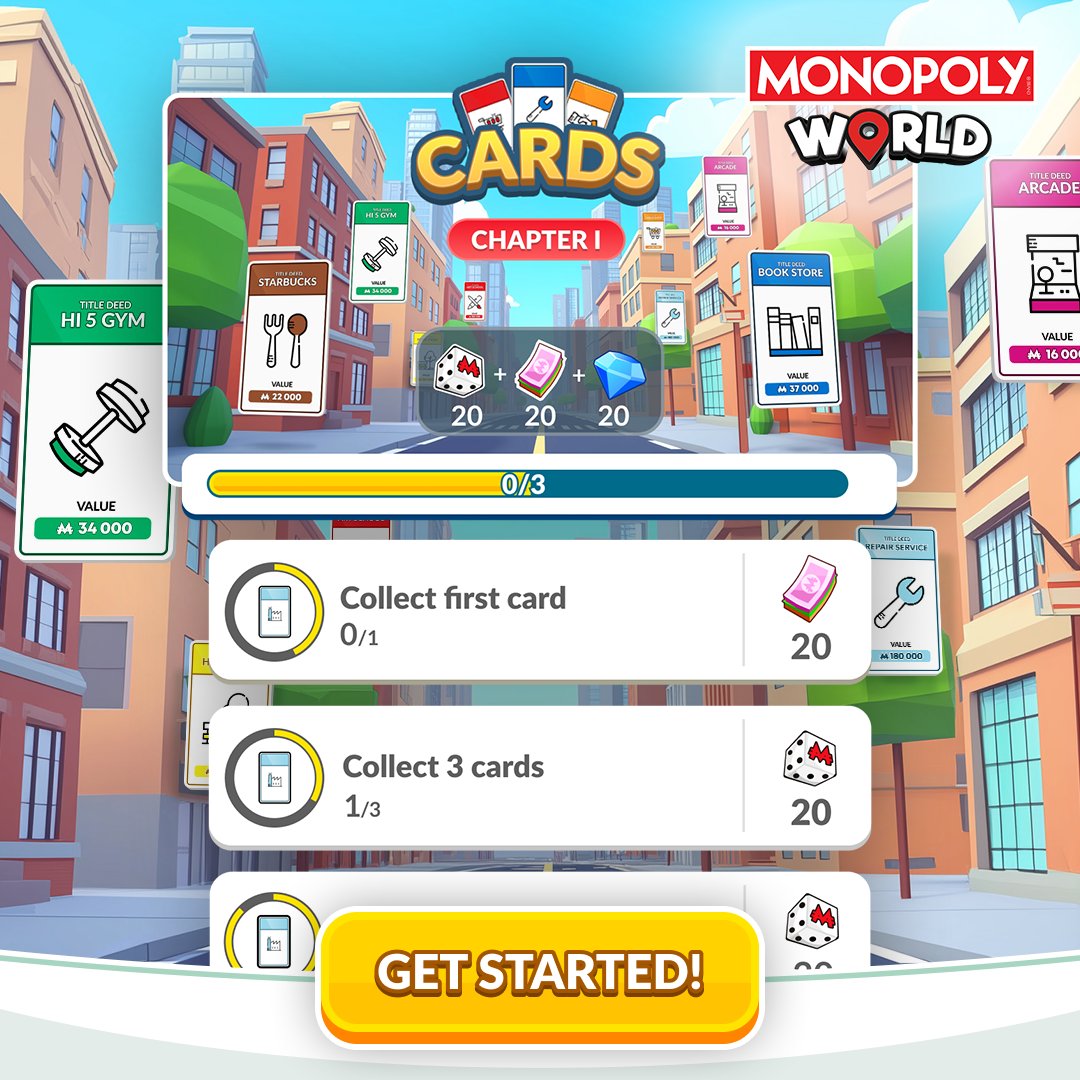 Monopoly World tweet media