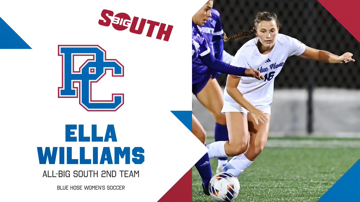 BlueHoseWSOC's tweet photo. Achievement Unlocked 🎮

Five All-@BigSouthSports players for the first time in school history!!

🗞 - https://t.co/LnYza4jvWs

#GoBlueHose https://t.co/n7dxqY4Dap