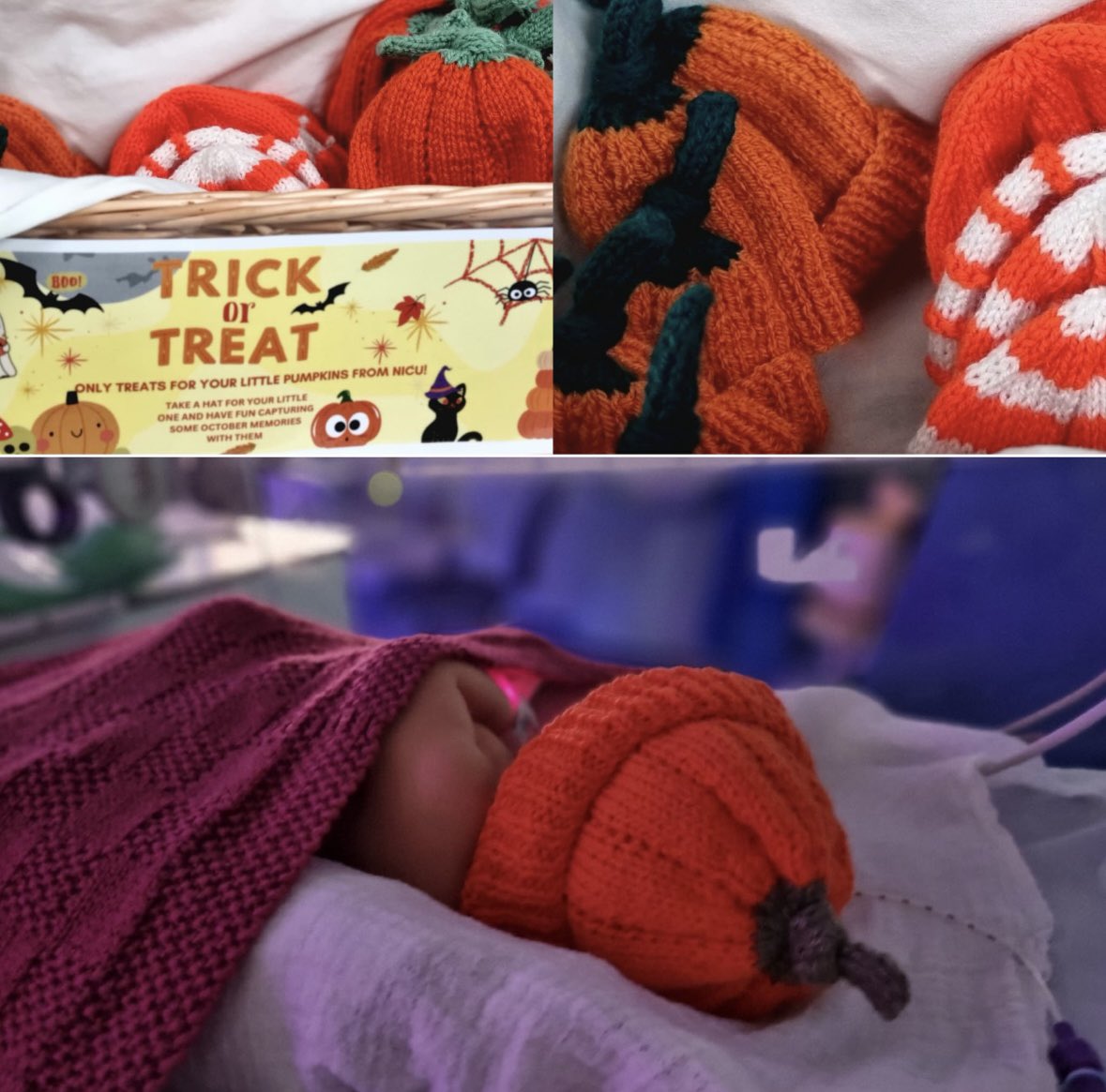 Louise Gould (@louisemgould) on Twitter photo Our little NICU pumpkins have been making memories today 🎃 A big thank you to our <a href="/CotsForTots/">Cots for Tots</a> knitters! Thank you to Sister Kristy and Sister Emma for organising. <a href="/uhbwNHS/">University Hospitals Bristol and Weston NHS FT</a> Our little NICU pumpkins have been making memories today 🎃 A big thank you to our <a href="/CotsForTots/">Cots for Tots</a> knitters! Thank you to Sister Kristy and Sister Emma for organising. <a href="/uhbwNHS/">University Hospitals Bristol and Weston NHS FT</a>