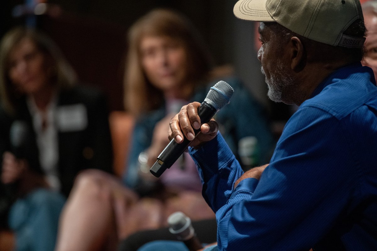 KimCarson's tweet image. We had fun! Pics from our @WGVU Listening Party for @StoryCorps One Small Step  ***photos Kendra Stanley Mills
