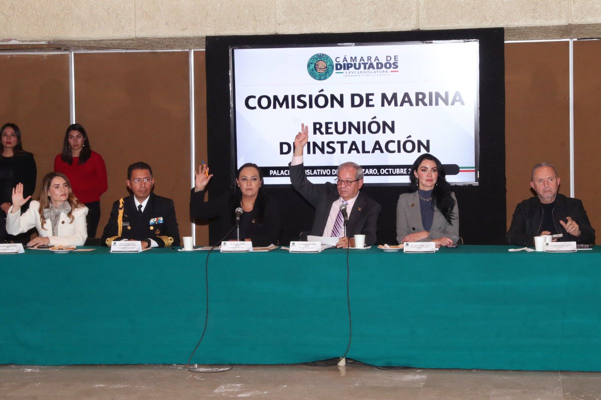 ✅ Se instaló la Comisión de Marina de la #LXVILegislatura, bajo la presidencia del dip. Humberto Coss y León Zúñiga.

Su labor se centrará, en actualizar el marco jurídico para dar certeza a la actuación del personal naval, mercante y civil en el cumplimiento de sus funciones.