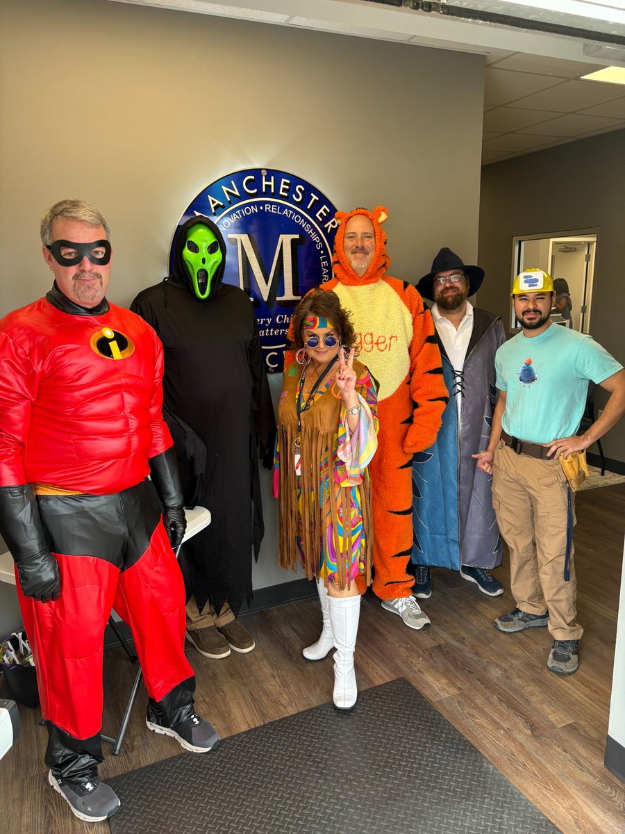 MCSPublic's tweet photo. Happy Halloween from Manchester City Schools! #WeAreCity https://t.co/1VaiZjZBB7