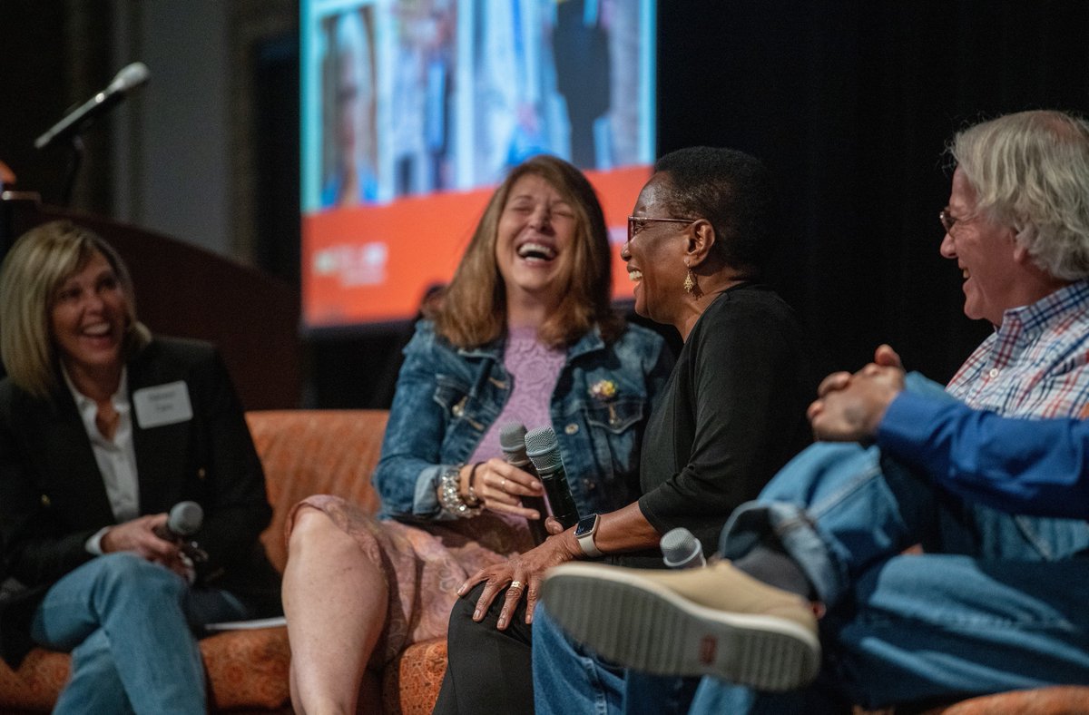 KimCarson's tweet image. We had fun! Pics from our @WGVU Listening Party for @StoryCorps One Small Step  ***photos Kendra Stanley Mills