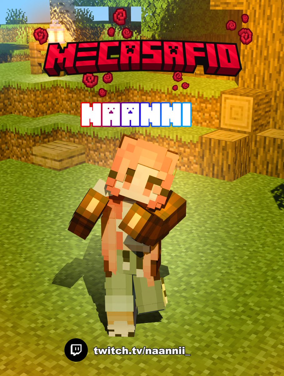 BoungliStudioMC's tweet photo. Amante de los juegos indie y rolplayer de pasatiempo...
¡Bienvenida a el MECASAFIO MINECRAFT @Naanniiii_!
Render: @martulonaaa
#Minecraft #MinecraftServer #Minecraftmod #mods #game #GAME #naannii_ #minecraftart #invitacion #31Oct #MECASAFIO https://t.co/O86M0PejTi