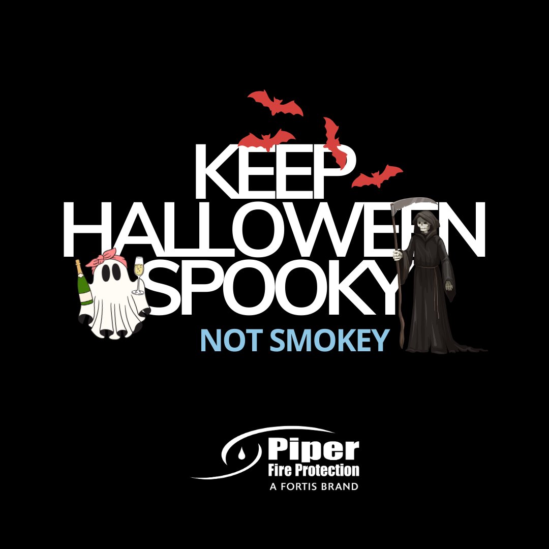 PiperFire's tweet image. Halloween is all about the scares, but we want to help you avoid a true danger. 

Stay safe with these tips: 

Keep decorations away from flame.
Exits should be free from decoration. 
Opt for glow sticks or battery-operated candles.
Test smoke alarms. 

#FloridaBusiness