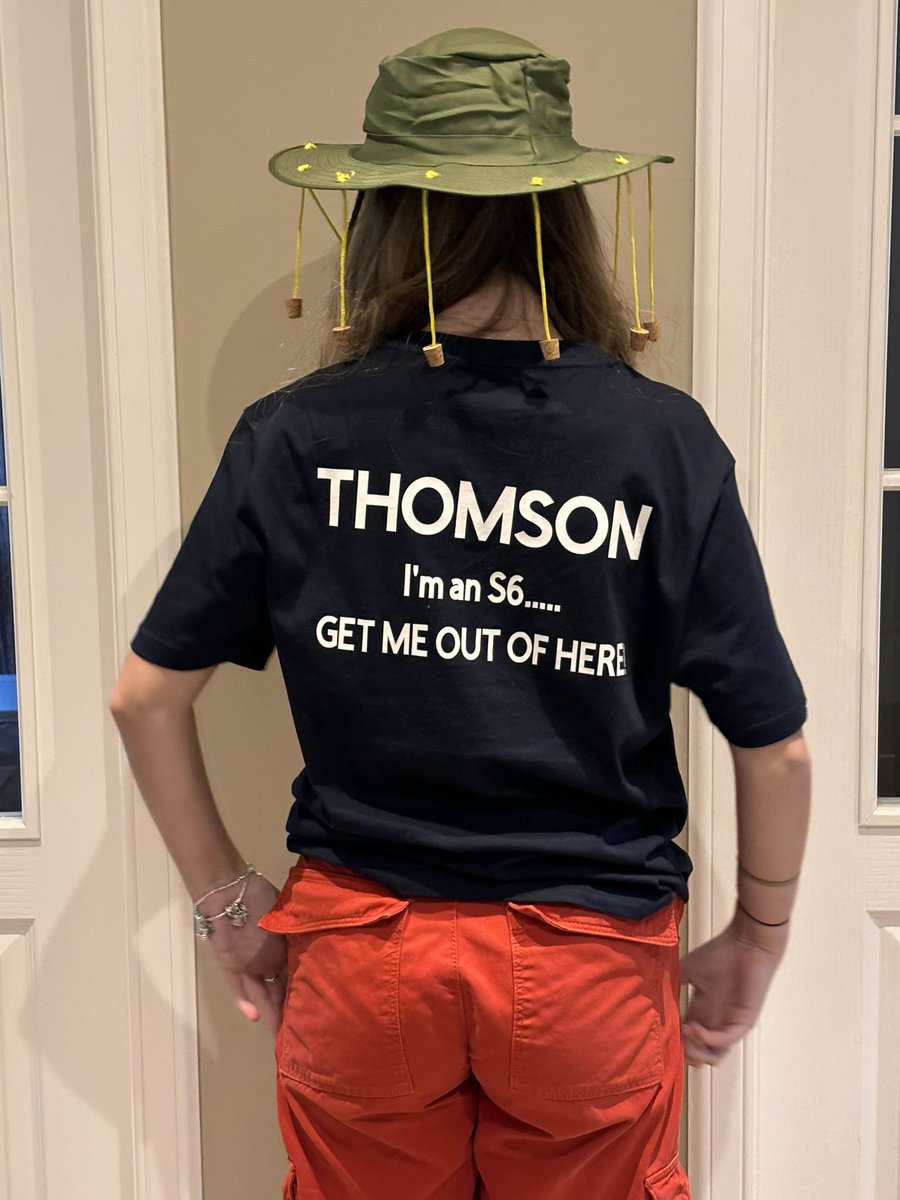 Love some of the S6 pupils dress up today at school