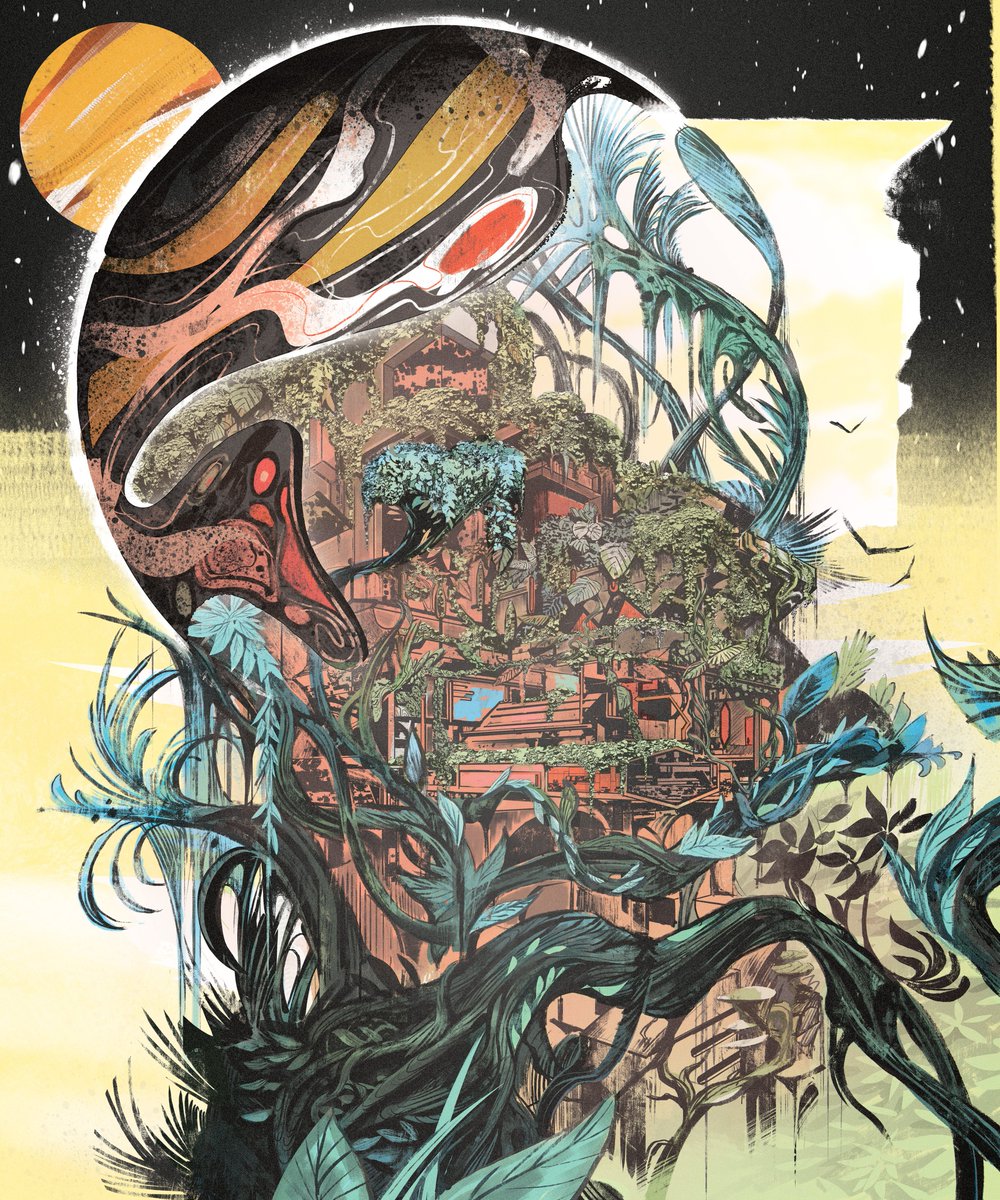 3worlds3moons's tweet photo. Feast your eyes on these GORGEOUS @DeadlyMike del Mundo pages from [SHIFT], the upcoming OGN written by Jonathan Hickman. Back it now on @Kickstarter:  https://t.co/Jzva8oPZd0 https://t.co/V9PIa9qhlR