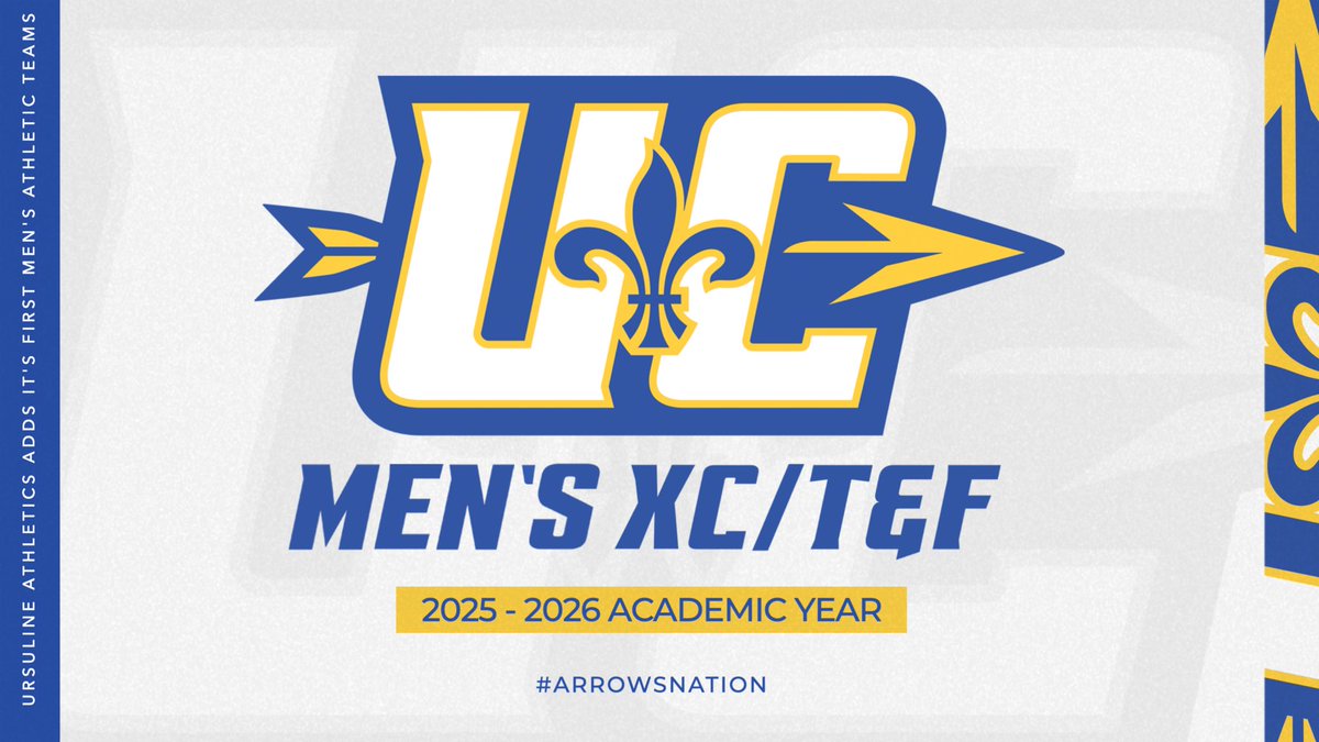 UCArrows's tweet photo. The Arrows add NCAA Men’s sports! Men’s Cross Country, Indoor Track &amp; Field and Outdoor Track &amp; Field will begin competition in Fall 2025. https://t.co/tmiW2fDbEp
