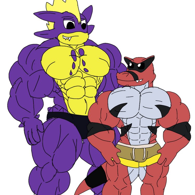JaimeSpect's tweet image. Diego the #Krookodile Bodybuilder &amp;amp; Maple the self Growing #Toxtricity!

Art By Deviantartist DoctorMeeM1
