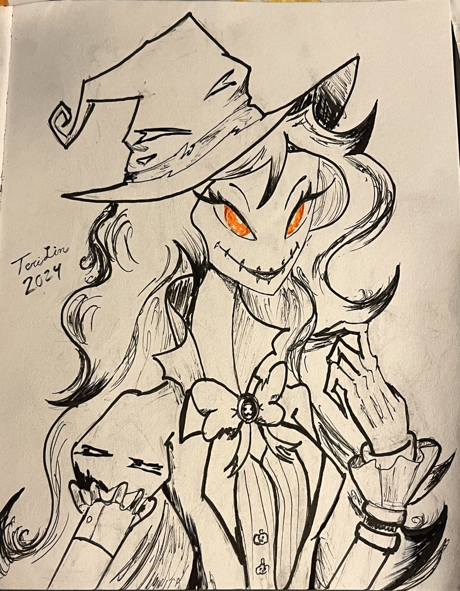 TeriLinToons's tweet photo. Happy Halloween!!! 🎃 
#Halloweenart #characterart https://t.co/tgBEjbqoMt
