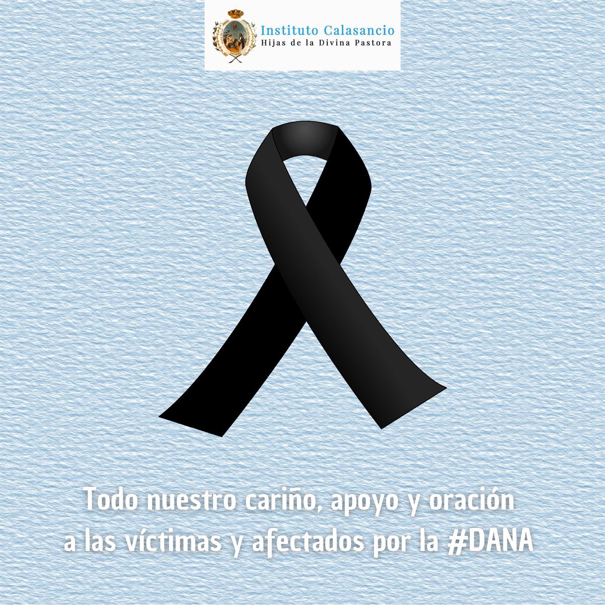 ICalasanciohdp's tweet photo. Nos unimos al dolor de todas las personas afectadas por la #DANA que asola estos días varias zonas de España.

#Solidaridad #TesoroCompartido https://t.co/A8O6PNmy8U