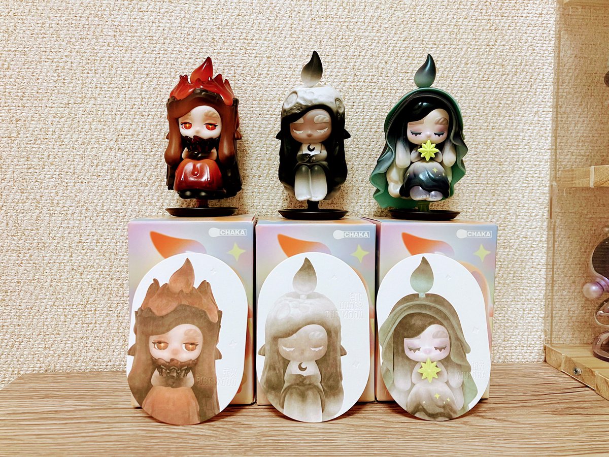 kichan1116's tweet photo. CHAKA
light sprite series
#chaka
#light_sprite
#POPMART
CHAKAちゃん達お迎え🕯️✨
本体は勿論外箱も綺麗~。 https://t.co/cOvI0ZH9yx