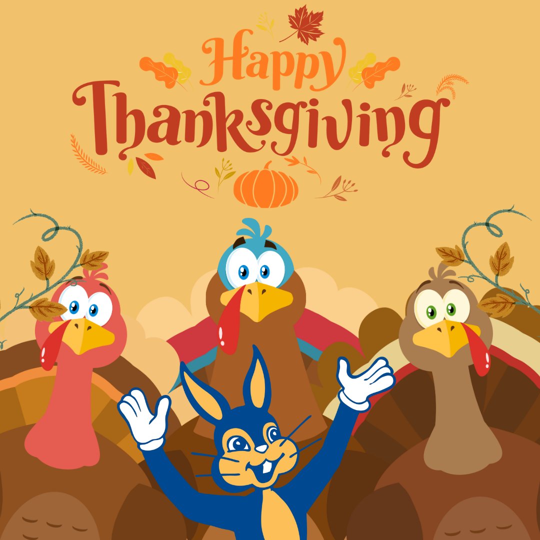 Gobble, gobble! Wishing you a Happy Thanksgiving!
That's What I Said... #BunnyBread!