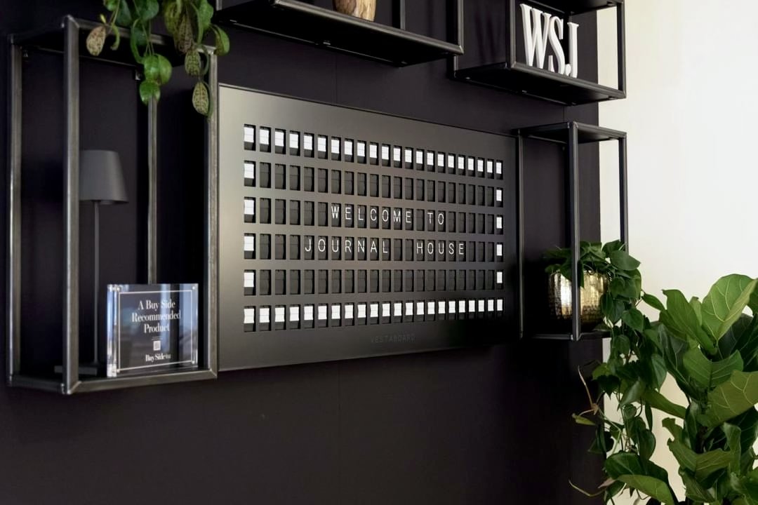 vestaboard's tweet image. The Wall Street Journal has made Vestaboard an essential part of its live event strategy, keeping guests informed with real-time updates and visually engaging messages.
From the World Economic Forum to The Future of Everything Festival, Vestaboard enhances the experience with…