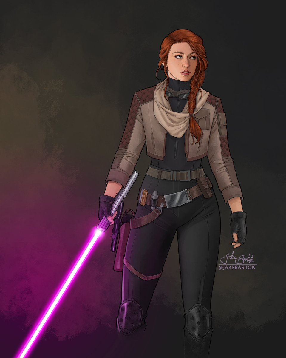 Mara Jade. The Emperor’s Hand. 

Reworking an older piece of mine from last year that I wasn’t really happy with.