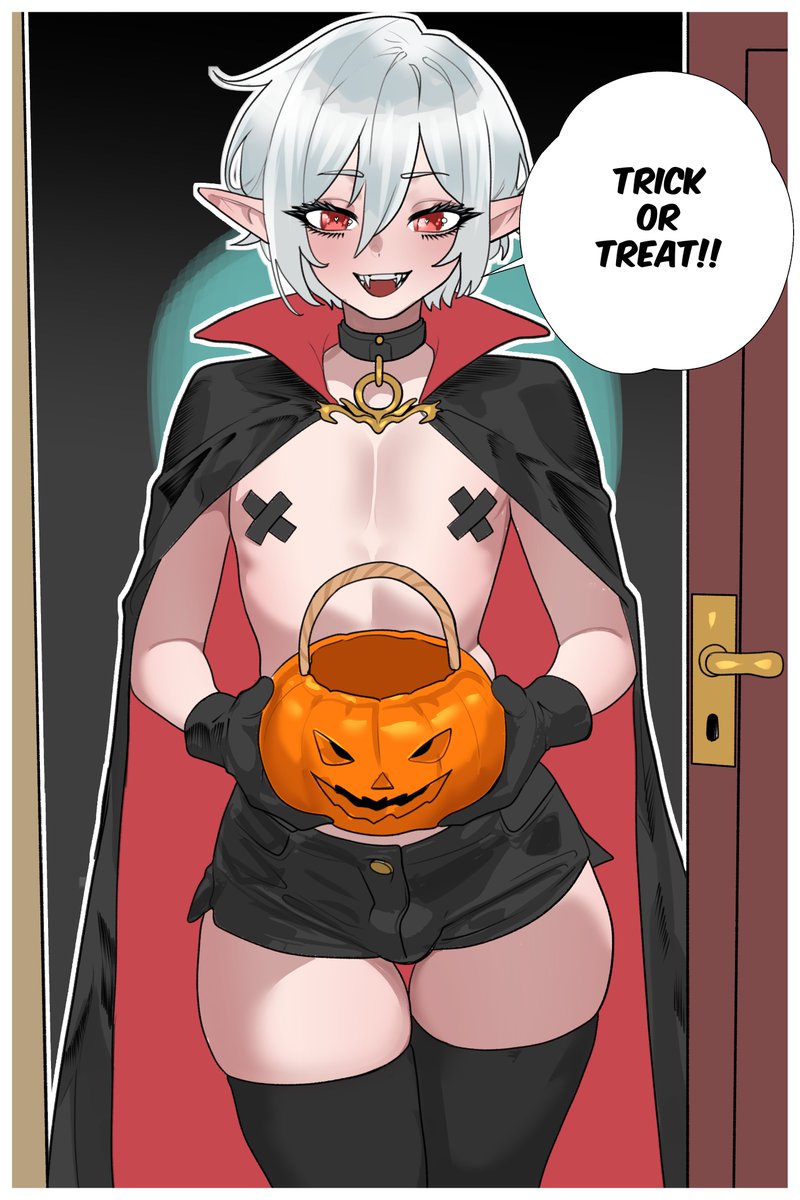 ni_kanojo's tweet photo. Does this vampire femboy deserve trick or treating??
( •̀ ω •́ )✧ https://t.co/OA7dINkOXQ