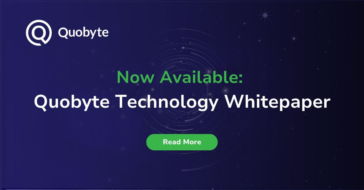 Our latest whitepaper offers a closer look at the technology behind Quobyte’s parallel file system. Designed for seamless scalability and peak performance, Quobyte is reimagining storage to meet modern demands.

Get the whitepaper here: buff.ly/40mHFDa

#Quobyte #AI #HPC