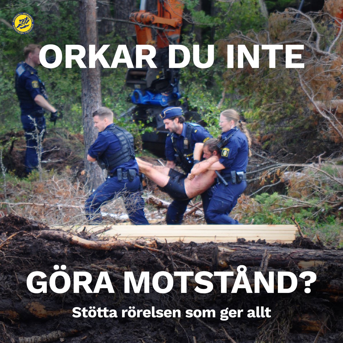 VI BLIR BURNA, INLÅSTA, DÖMDA 

Du är varmt välkommen att vara med ❤️ för världen rämnar omkring oss. 

Om det inte funkar för dig att göra motstånd, bli månadsgivare! 👉 tinyurl.com/mu7r6yc8

Varje krona går rakt in i motståndet.

#återställvåtmarker