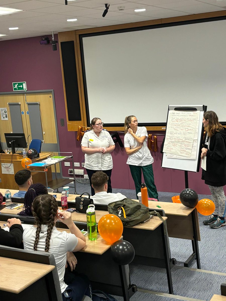 HdftPracticeEds's tweet photo. Our first pre registration student MDT workshop for student nurses and AHPs was a massive success. Real collaborative working ready for a future in healthcare and all on Halloween 🎃 @HarrogateNHSFT @UniofBradford @UniOfYork @YorkStJohn @UniversityLeeds https://t.co/gOiEsNzMRX