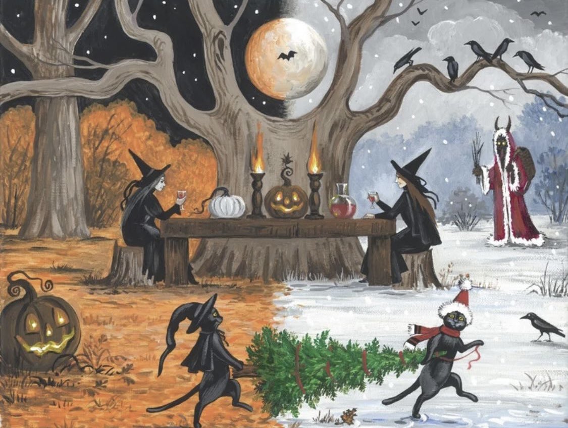 Wishing you all a magical night ✨

Samhain by Margaryta Yermolayeva