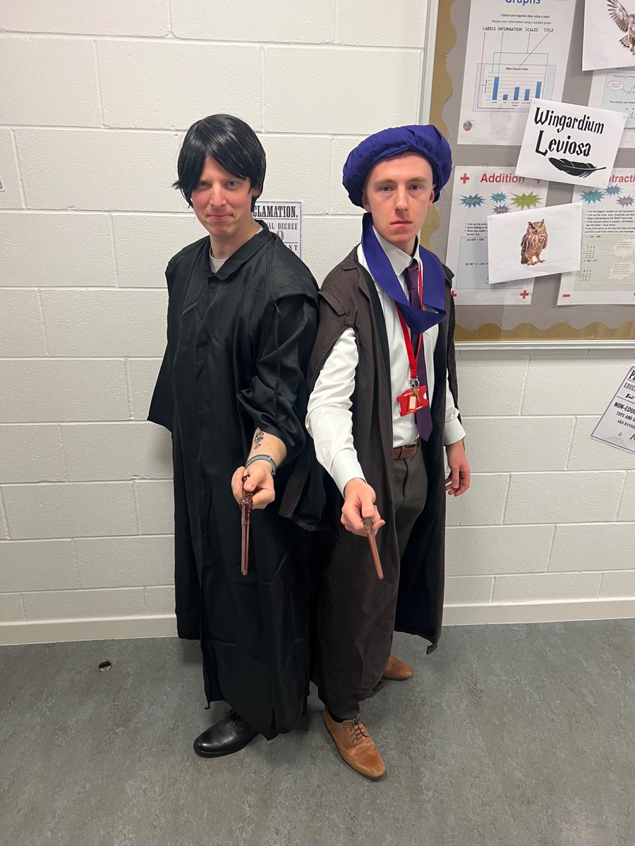 lgs_maths's tweet photo. 2022: Scooby Doo
2023: The Wizard of Oz
2024…..Welcome to Hogwarts!

Happy Halloween from the LGS Maths Department 🧡🎃🧙‍♀️ https://t.co/f27e4MAjkw