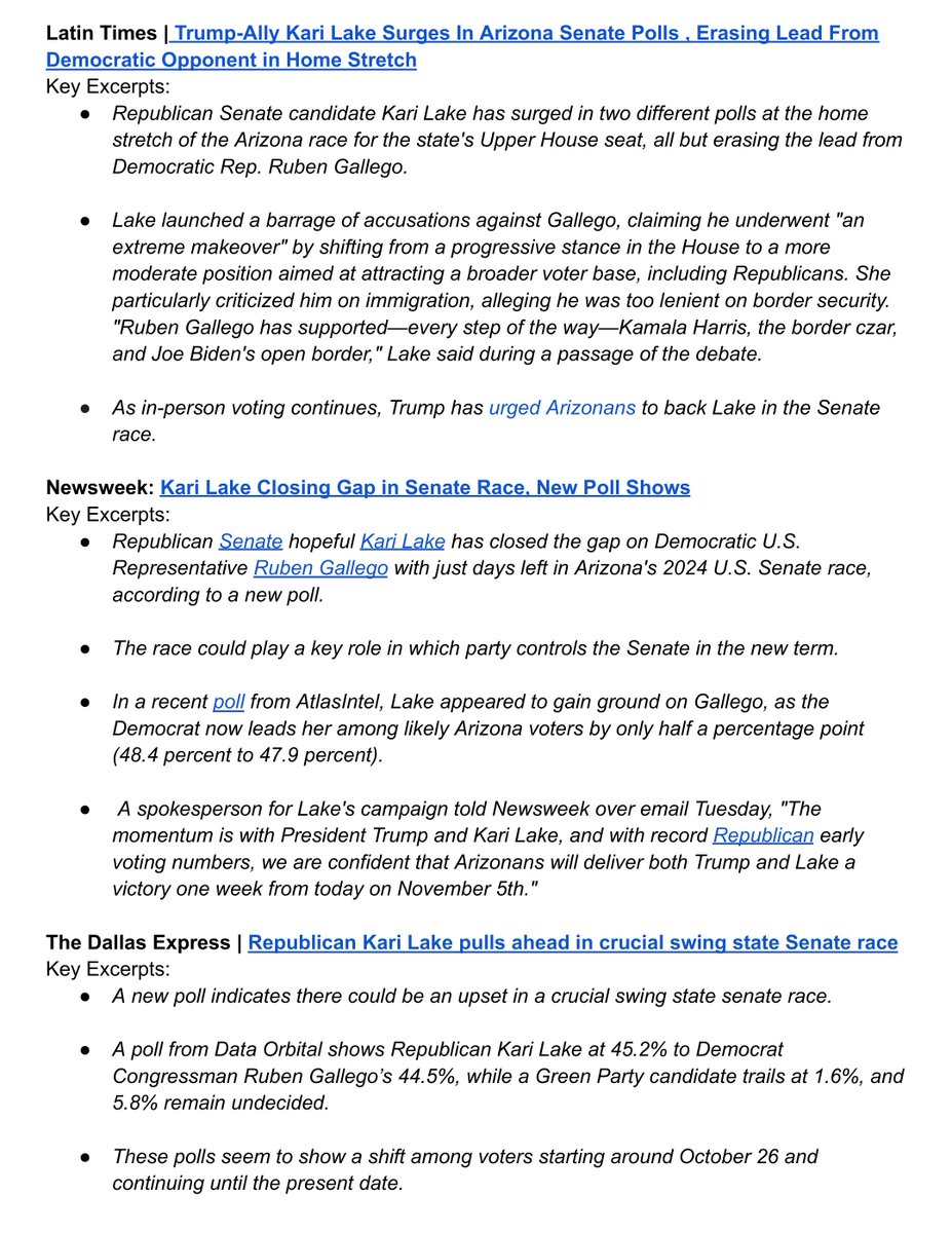 realalexnicoll's tweet image. 📥INBOX – WHAT THEY’RE SAYING 5 DAYS OUT: @KariLake Takes The Lead 

karilake.com/what-theyre-sa… #AZSen