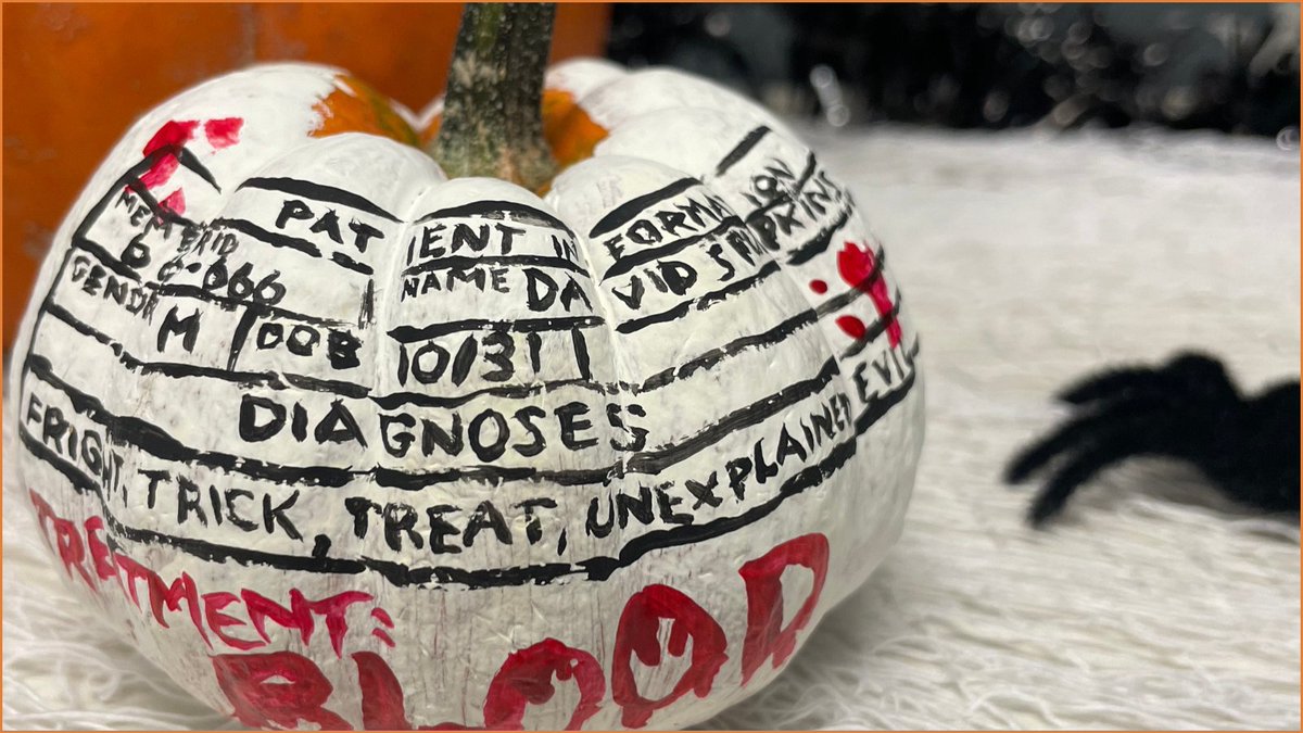 One of our favorite pumpkins to come from our staff pumpkin painting party is also one of the spookiest...a health care claim! We promise that no PHI was shared with this post.