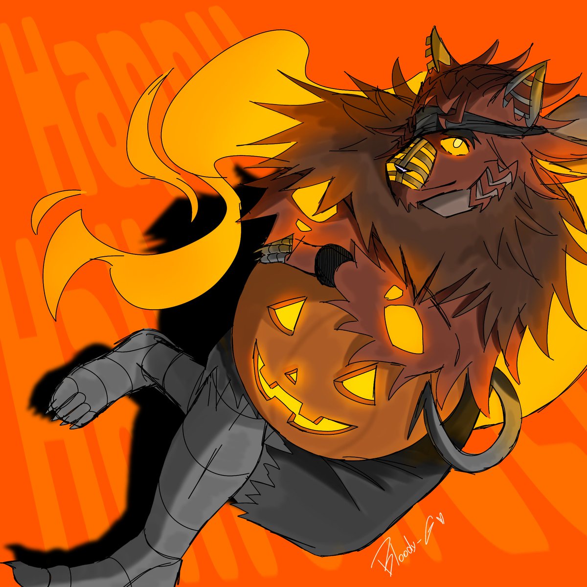 BloodyyyyGhost's tweet photo. 🎃🎃

#FNAF #fnaffanart #grimfoxy #FNAF擬人化 https://t.co/SjQ03NN4Ma
