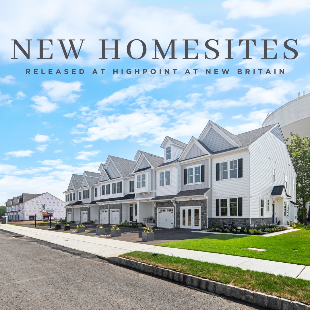 FoxlaneHomes's tweet photo. New homesites released at Highpoint at New Britain! Big news—new opportunities to make a Saint Andrews or Cambridge your own have just arrived. These newly released homesites are tucked into a quiet spot right in the heart of the neighborhood. Learn more: https://t.co/ssXbgi9FeE https://t.co/6GieQBo2nV