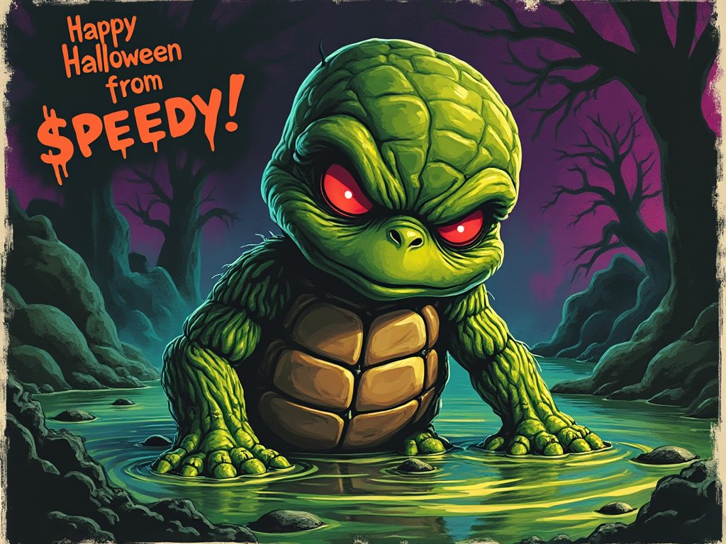 Ha_R_v's tweet photo. @cryptogems555 I am. I have a bag of $SPEEDY. Do you?

Bursting through 40m again. Billions written all over it. 

Happy Halloween 🎃 
@speedyoneth https://t.co/TwSkqasCKN